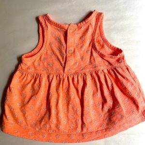 Baby Girls Peach Sparkle Dress 9M
